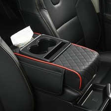 Car Armrest Cushion with Cup