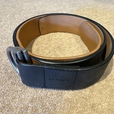 GANT Double D-Ring/Buckle BELT | Italian Genuine Leather 36’’/90cm | Black/Tan
