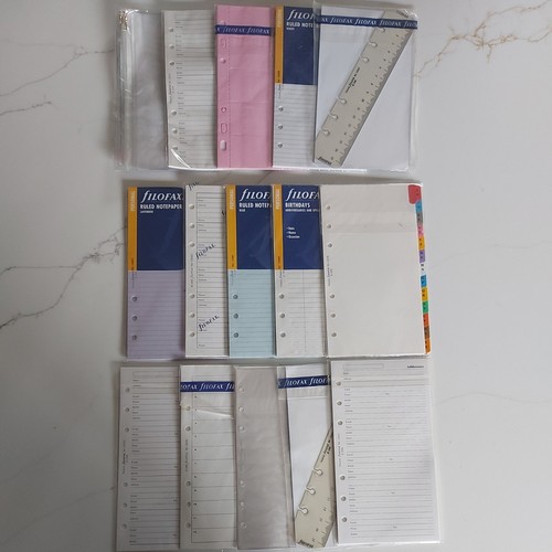 Job lot genuine filofax - lot, x
