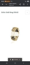 Ortak Celtic Band 9ct Gold