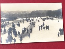 EARLY 1900s REAL PHOTO PC - WINTER SNOW SCENE, OTLEY, YORKSHIRE - OTLEY PHOTO