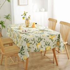 Lemon Pattern PVC Tablecloth