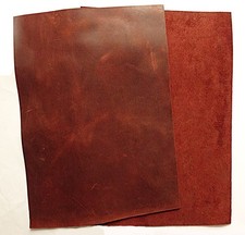 3mm thick vintage red - red, full