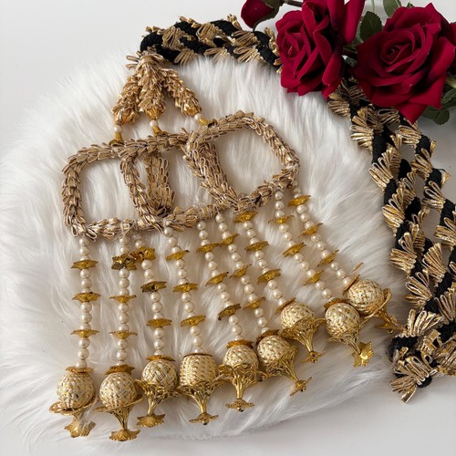 Indian hair accessory gold - hair,