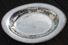 Oval Antique Victorian Silver