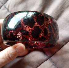 Animal Print Bangle 3.5cm