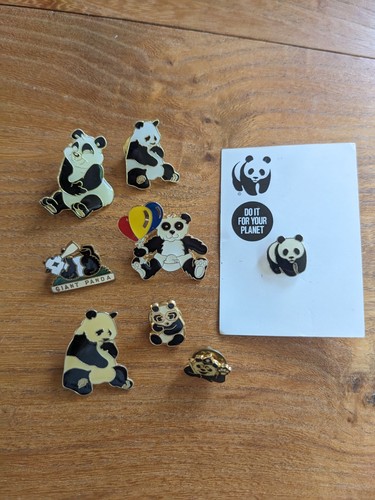 Vintage panda bear pin - 8,