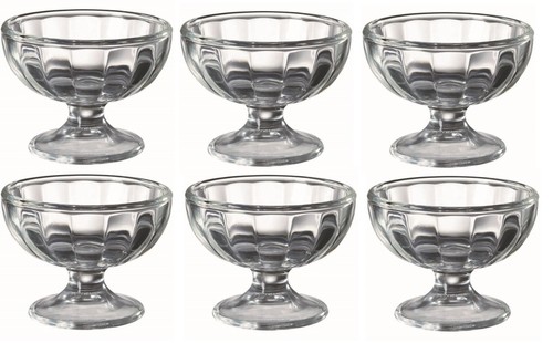 Ice cream sundae dishes glass - sundae,