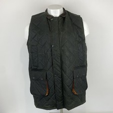 Open Green Countrywear Wax Gilet Shooting Vest Hunting Waxed Green Size 2XL Mens