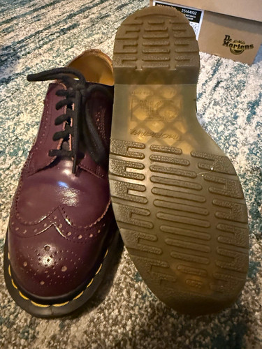 Martens leather brogue - martens,