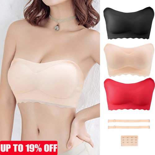 Sexy seamless strapless bra - seamless,