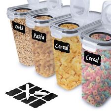 4x Containers Airtight Food