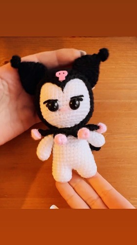 Crochet kuromi animal toys - kuromi,