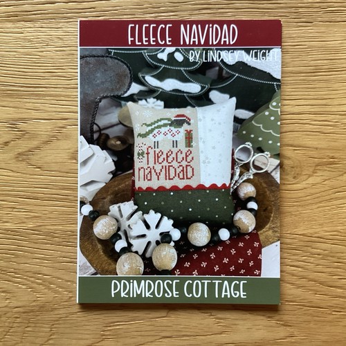 Fleece navidad cross stitch - navidad.,