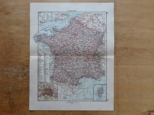 Genuine lithograph map - genuine(1933),