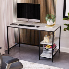 SALE  Desk with 2 Shelves Office Study Furniture Grey