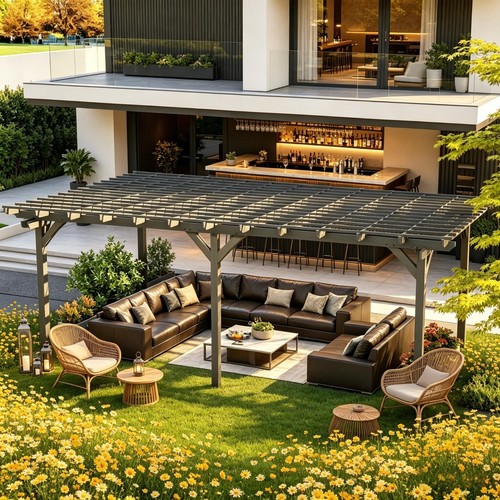Garden pergola outdoor - garden,