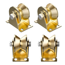 4pcs V-Shaped Pulley Wheels