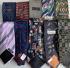 Joblot Silk Ties (10) Branded