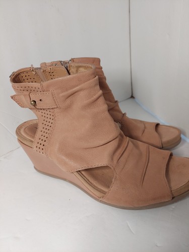 Earth wedge peep - earth, toe
