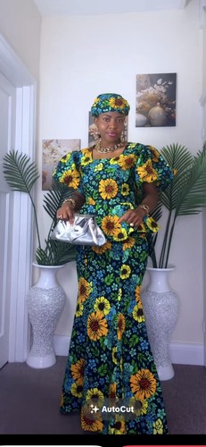 African ankara piece skirt - 6,