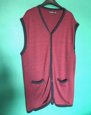 Samuel Windsor Mens Sweater Vest Wool Blend Waistcoat Gents UK Size 3 XL