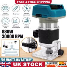 For Makita 18V Battery Cordless Brushless Trimmer Woodworking Compact Router UK