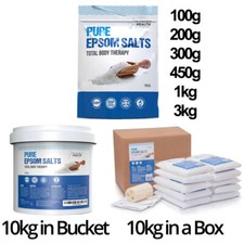 Pure Epsom Salts Magnesium Sulphate Bath Salt Relieving Sore Muscles