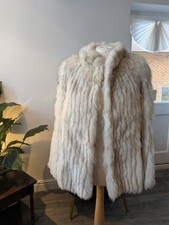 fox fur jacket size 8-10