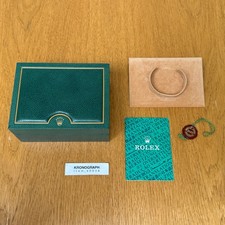 Genuine Rolex Green Watch box 64.00.01