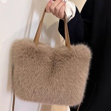 Faux Fur Ladies Shoulder Bag