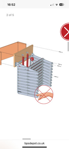 Loft ladder concertina type - loft,