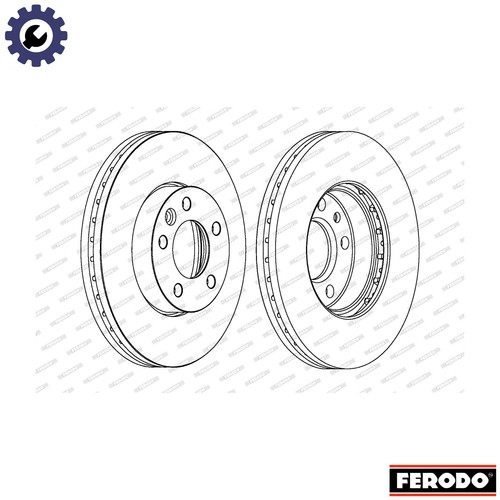 Brake disc ddf1253c for - ddf1253c-1,