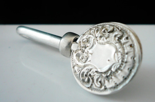 Sterling silver napkin - silver, clip