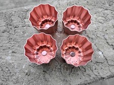 Copper canele molds 1.75 inches set of 4 professional france Size: 4.5 x 4.4cm