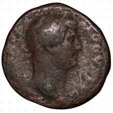 Hadrian 126-127 AD As Coin –