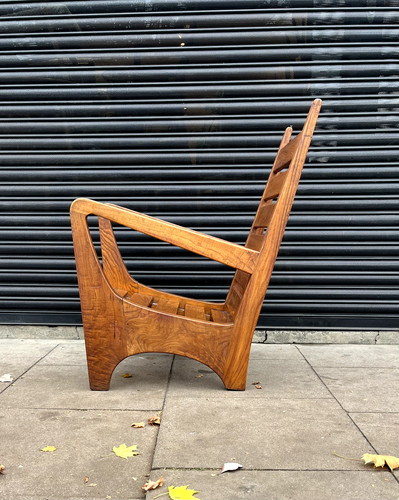 Vintage 1970s handmade - , oak