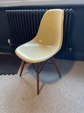 Original, fiber glass Herman Miller DSW chairs. Cream (off white)  3 available. 