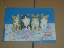 Lovely Kitten Group Blank Card