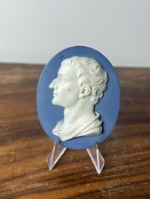 Wedgwood & Bentley 18thC Blue Jasperware Medallion – Early Antique Rarity