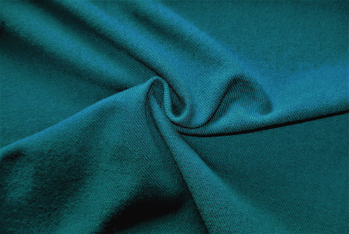 Teal blue wool cashmere - blue, &