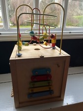 Baby Or Toddler Wooden Activity Cube