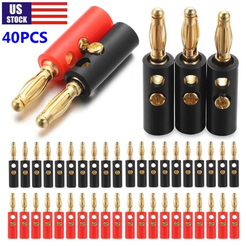 40pcs 4mm gold plated - 40pcs,