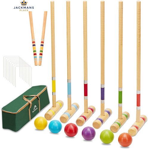 Apudarmis six player croquet - six,