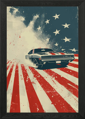 American muscle car - american,
