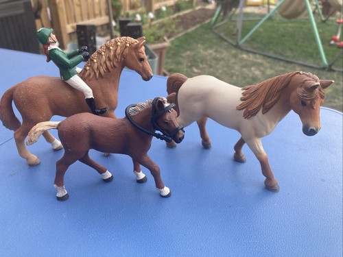 Schleich horses and rider - schleich,