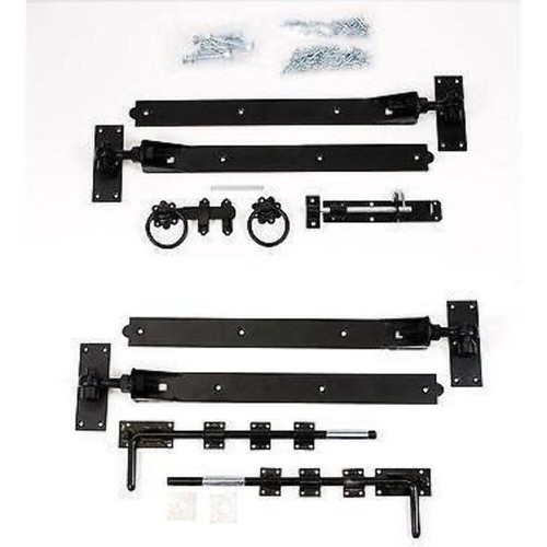 Adjustable black hook - black, 18"