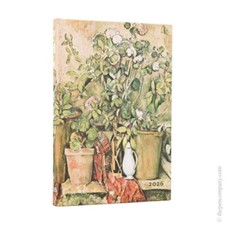 Paperblanks 2026 12-Month Terracotta Pots Weekly Mini Horizontal Hardcover Diary