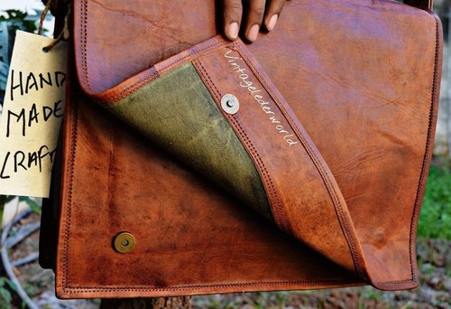 Bag leather messenger satchel - bag,