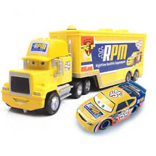 Disney Pixar Cars NO.64 RPM Rare Mack Hauler Truck + Mini Car 1:55 Diecast Toys